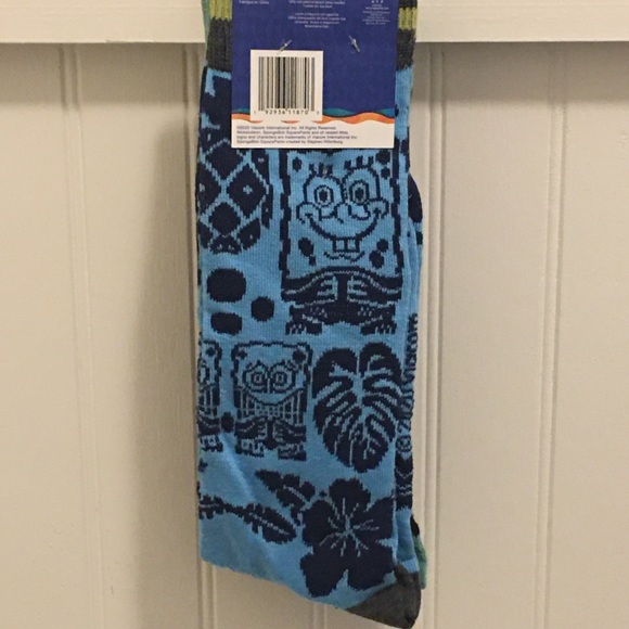 Nickelodeon Spongebob Crew Socks - Picture 2 of 4